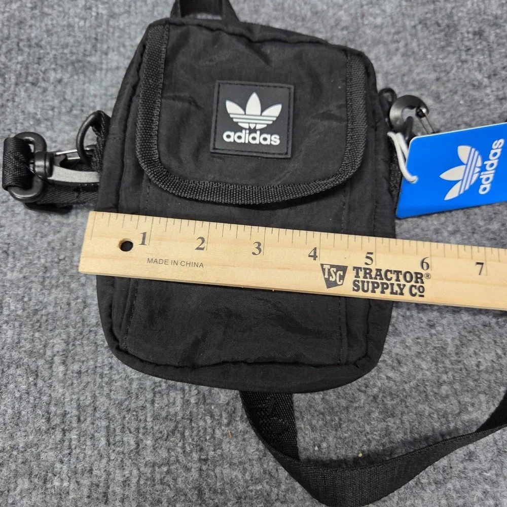 New Adidas Designer Crossbody Pack Gym Travel Street Style Shoulder Bag Black‎